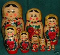 AA34. Large Semenov Maidens 9" 9n