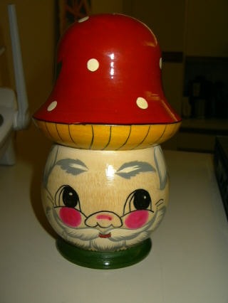 AA45. Semenov Mushroom Man Bank 6"