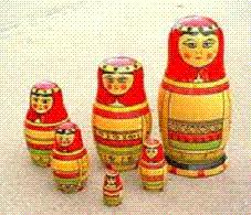 AL11. Mordva round head maidens 6n, 6.75"