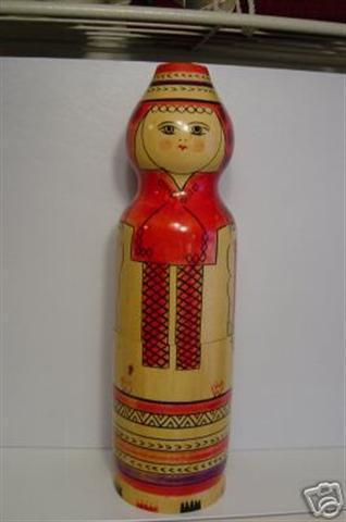 AL19. Huge Mordva Bottle Holder USSR 13"
