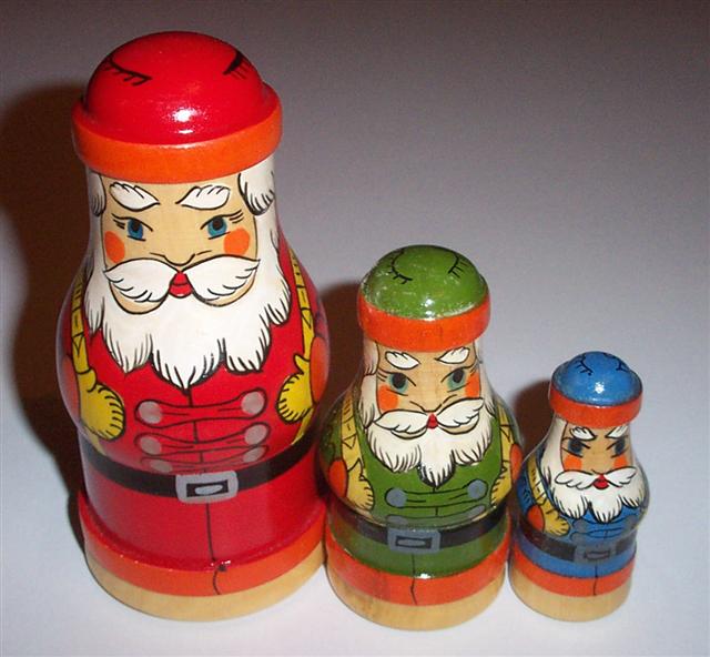 AN01. Moldavian St. Nick - 3 piece, 6"
