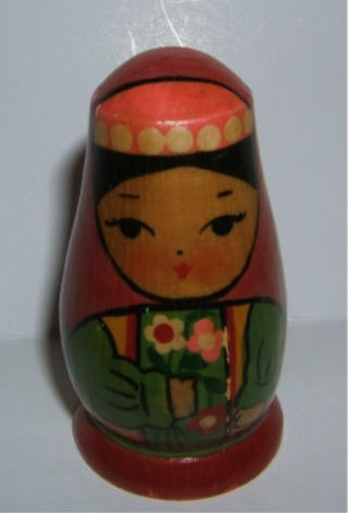 AS13. Short Solid Druzba Doll 2.75”
