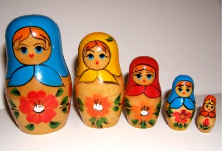 AV14. Turinsk Colorful Dolls 3.5" 5n
