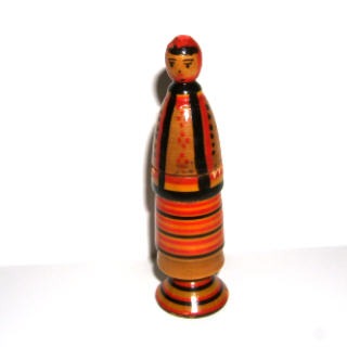 AX17B. Ukrainian Spindle dolls 5" (Female)