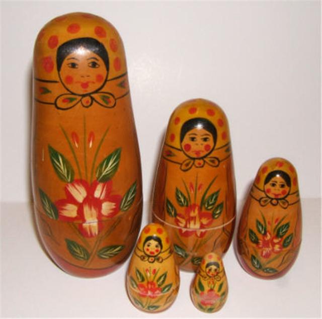 DA09. India - Old Semenov style doll 6" 5n