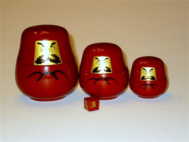 DC15. Nesting Daruma Game of Life 3 1/4", 3n + die