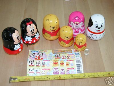 DC25. Japan Mini Disney sets 2.5" 3n (5 sets)