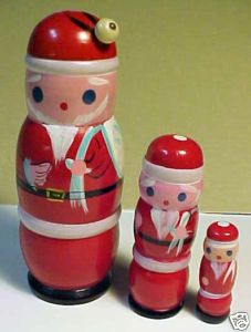 DC49. Japan - Shackman Santas 5” 3n