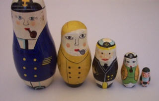 DJ02. China - Sailors 5 pieces 6 inches