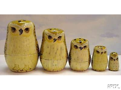 DJ12. China - Owls 4.5" 5n (old set)