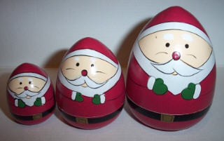 DJ62. Pier 1 - Santa 3.75" 3n