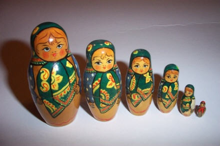 FA16. Belikow Art Style 6 nest 4.5 inches