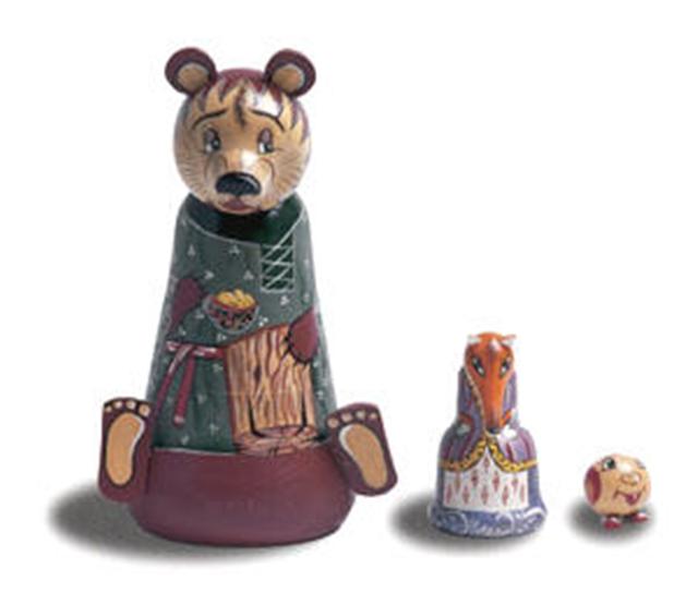 HC03. Kolobok Bear Story Doll 6.5" 3n