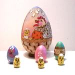 HF03. Easter Eggs in Basket 3.75" 5n HF03. Easter Eggs in Basket 3.75" 5n