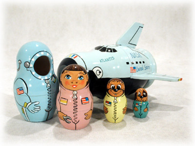 HG51. Space Shuttle Doll 5pc./6"