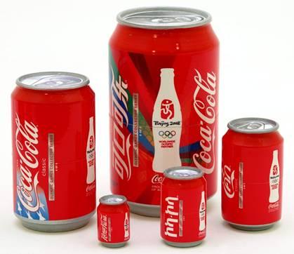 HG60. Coca Cola Cans 2008 Summer Olympics 5” 5n