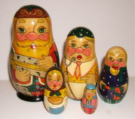 HH01. Art Woodcutter Family USSR 5.5" 5n HH01. Art Woodcutter Family USSR 5.5" 5n