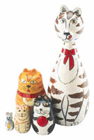 HN02. Bits and Pieces - Nesting Cats: (China)