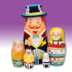 HN52. Bits and Pieces – Magician Nesting Dolls 6” 5n HN52. Bits and Pieces – Magician Nesting Dolls 6” 5n