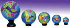 HN56. Bits and Pieces – Hummingbird Globes 4” 5n