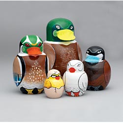 HN67. Bits & Pieces - Nesting Ducks 4” 5n