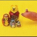 HP03. Pooh Bear Mini Nesting Dolls 5n 1.5" HP03. Pooh Bear Mini Nesting Dolls 5n 1.5"