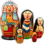 HQ02. Native American Family 6" 5n HQ02. Native American Family 6" 5n