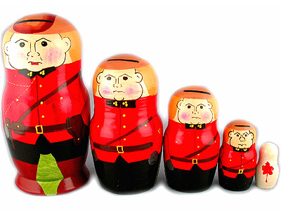 HQ05. RCMP Canadian Mounted Police 5.5" 5n
