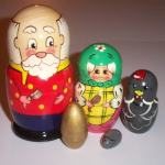 HS03. Matryoshka "The Speckled Hen" 5.5", 5n HS03. Matryoshka "The Speckled Hen" 5.5", 5n