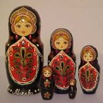 JA23. Black Beauty Nesting dolls 5” 5n JA23. Black Beauty Nesting dolls 5” 5n