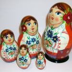 JA45. Ukrainian Flower Maidens 6” 5n JA45. Ukrainian Flower Maidens 6” 5n