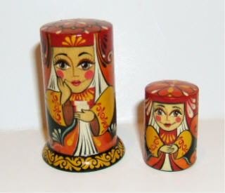 JA47. Small Cylindrical Dolls 3” 2n JA47. Small Cylindrical Dolls 3” 2n