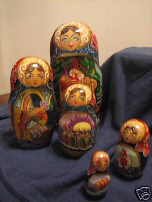JA48. Ornate Russian Tale Doll – Tsar Saltan 6” 5n