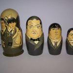 JC34. The Three Stooges 8.5” 4n JC34. The Three Stooges 8.5” 4n