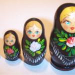 MA05. Tiny Black USSR Maidens 2.25" 4n / 2" 3n MA05. Tiny Black USSR Maidens 2.25" 4n / 2" 3n
