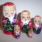 MC08. Sparkling Woodburned Santa 3.5" 5n MC08. Sparkling Woodburned Santa 3.5" 5n