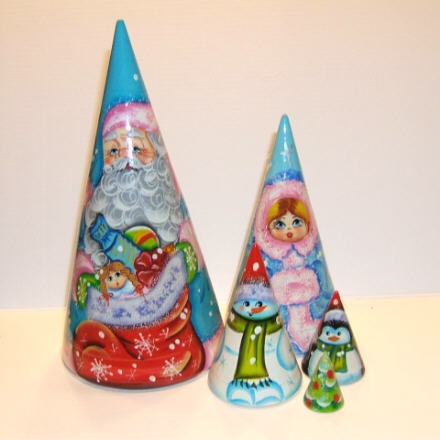 MC09. Blue Cone Santa 7" 5n