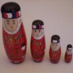ME02. London - Beefeaters 5 nest 6.25 inches ME02. London - Beefeaters 5 nest 6.25 inches
