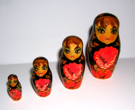 ME14. Orange Dolls with Unique Flowers 4” 4n