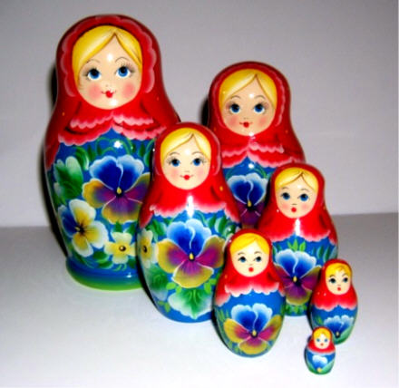 ME16. Bright Dolls with Pansies 6.5” 7n