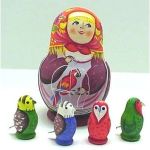 MG02. Parrot Lady counting doll MG02. Parrot Lady counting doll