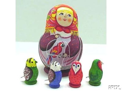 MG02. Parrot Lady counting doll