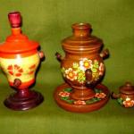 PB30A+B. Pair of USSR toy Samovars 5" 2pc