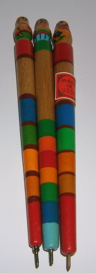 PJ09C-1. Brest Matryoshka Pens 6.5” 3pc