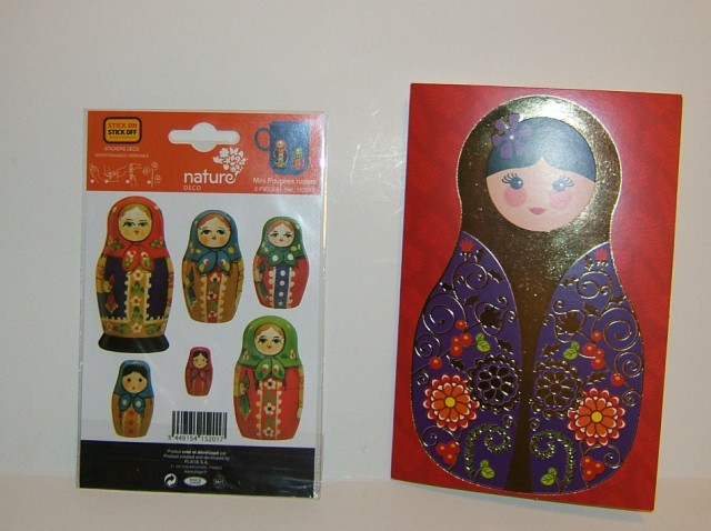 PJ18B. Nesting Doll Stickers (small size)