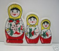 PJ34. Unique Appliqué - Russian Nesting Dolls
