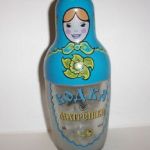 PJ35.  Matryoshkina Vodka Bottle 10"
