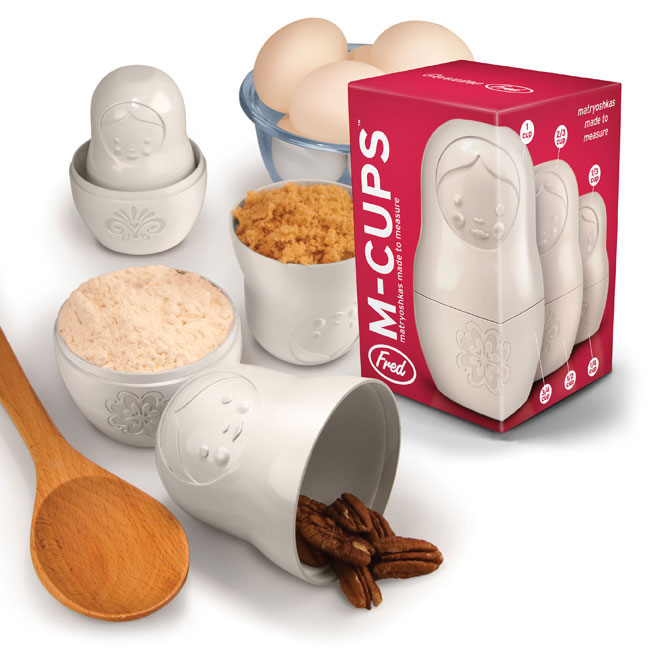 PJ51. “Fred” Measuring Cup Matryoshkas 6” 3n