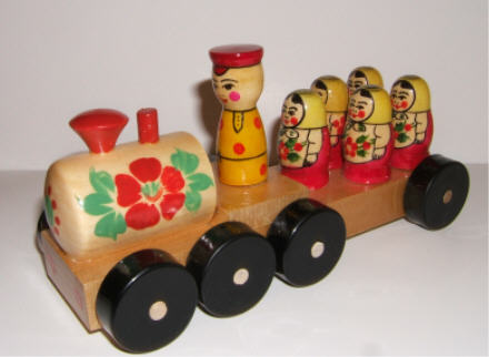 PK05. Semenov Toy Train 8"x4"