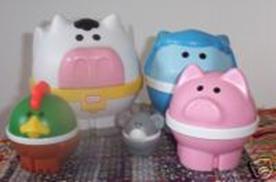 PK08. Little Tikes Nesting Animals 5" 5n